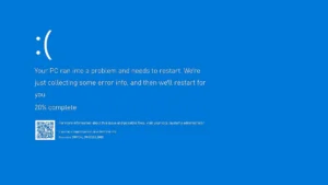 Windows blue screen λόγο του λάθους της Crowdstrike